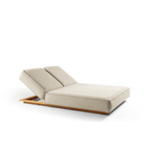 Juan double sunlounger teak mario siesta 1