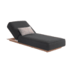 Juan solsäng teak/svart
